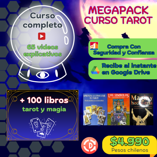 Megapack  Curso Tarot + Libros + Oraculos