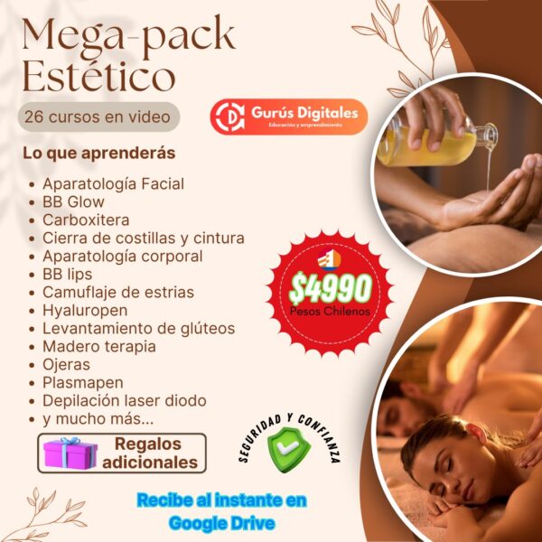 Mega Pack - Cursos Estética Y SPA