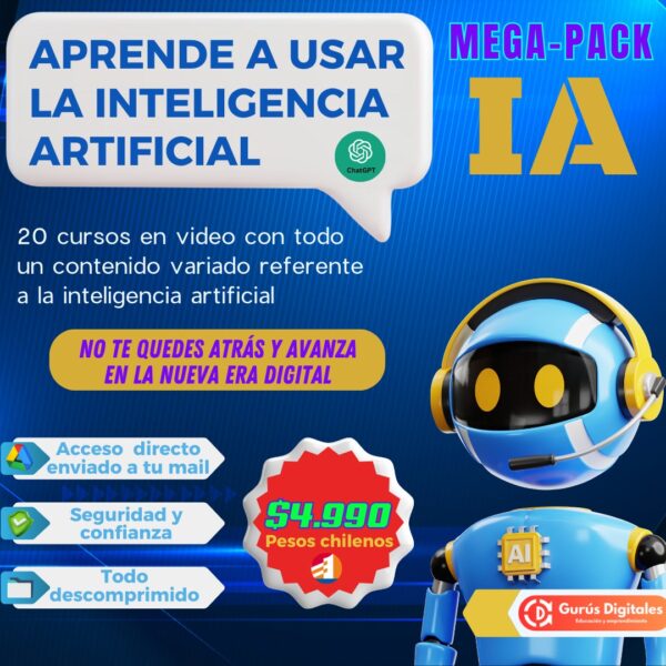 🔥 MegaPack de Inteligencia Artificial 🔥