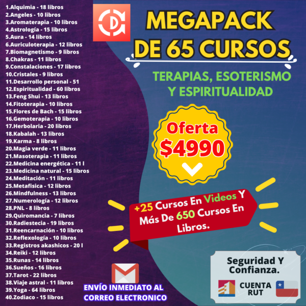 MegaPack Cursos de Esoterismo Terapias y Espiritualidad