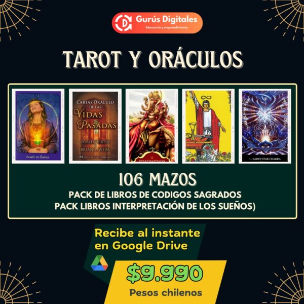 ⭐ Mega Pack Mazos de Oráculos y Tarot